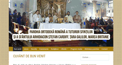 Desktop Screenshot of bisericaortodoxacardiff.com